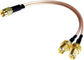 ISO9001 antennedelen SMA Mannetje aan s-de Kabeldraad van de doctorandus in de letteren Vrouwelijke Antenne