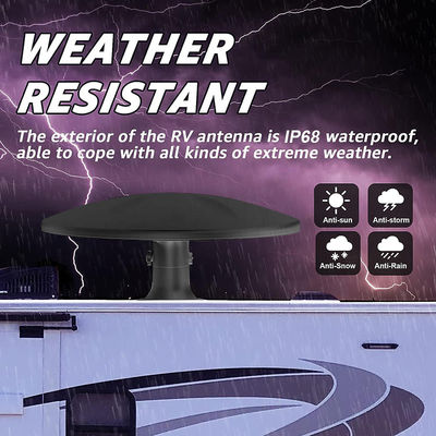 Prewired outdoor lange afstand tape versterker signaalbooster RV tv-antenne voor Camping Attic Truck Boat camper