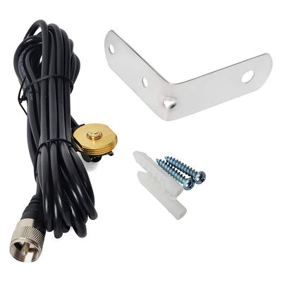 uhf VHF universeel Autantennasignaal G58 Coaxkabel NMO Antenne en NMO Mount voor Truck Car Mobile Radio Transceiver