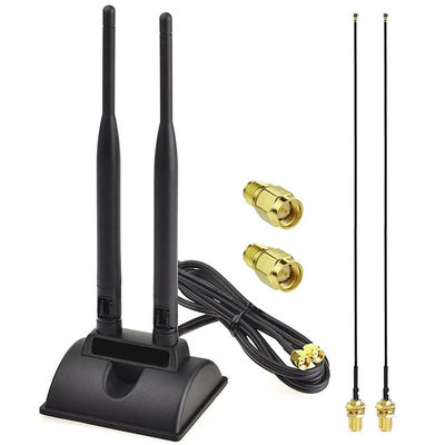 2.4GHz 5GHz Dual Band Aerial Wireless WiFi Communication Antenne SMA Magnet Base voor PCI-E Network Card USB Adapter Router