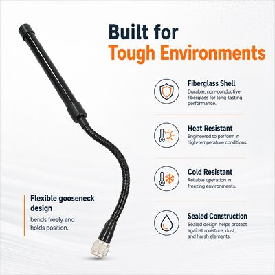 CS Tactische antenne 433-510MHz High Gain Two Way Radio Antenne voor UV-K5 UV-K58 UV-K6 en andere handheld twee-weg radio's