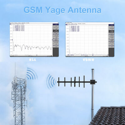 GSM Yagi-antenne 9dBi High Gain Outdoor 3G 4G Yagi-antenne Verticale/horizontale polarisatie voor cellulaire signaalversterking