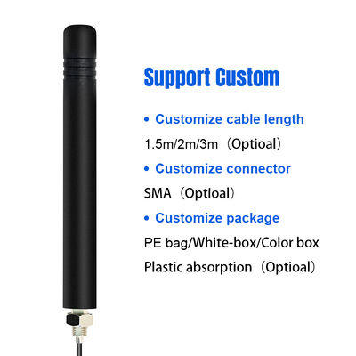 Nieuw ontwerp buiten IP68 waterdichte schroefmontage kastantenne High Gain 5G 4G LTE GSM 3G volledige band Omni mobiele antenne Rubber