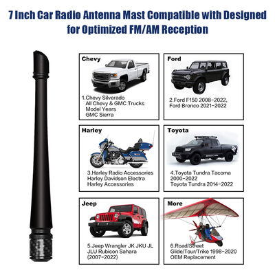 Geoptimaliseerde Universal CB Rubber Pickup Truck Radio Antenne Vervanging met Frequentiebereik 7-50MHz 5dBi Gain Premium Car Antenna