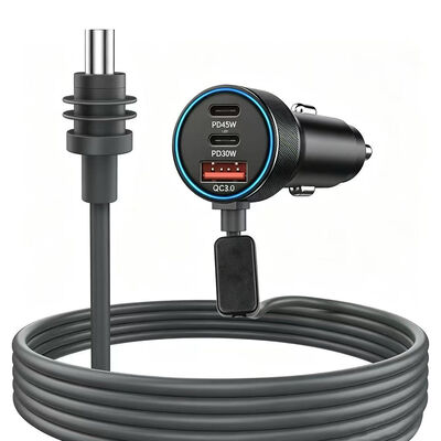 Starlink Mini Car Adapter 12V2A Coaxiale Cig Lighter Charger Waterdichte kabel Ingebouwde stabiele voedingschip Dual PD45W USB