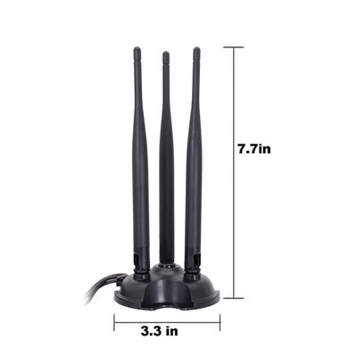 2.4G 5.8G Dual Band Omni High Gain WiFi Antenne, 8dBi Omni Antenne voor WiFi Router en Draadloze Netwerkkaart