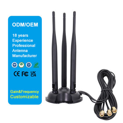 2.4G 5.8G Dual Band Omni High Gain WiFi Antenne, 8dBi Omni Antenne voor WiFi Router en Draadloze Netwerkkaart