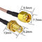 ISO9001 antennedelen SMA Mannetje aan s-de Kabeldraad van de doctorandus in de letteren Vrouwelijke Antenne