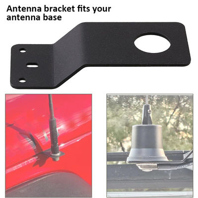Zware roestvrijstalen CB-radio antennebeugel, auto achterklep accessoire