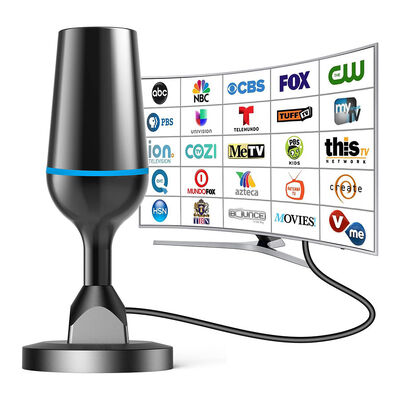 Langeafstands Binnen Digitale TV Antenne 4K 1080p HDTV Antenne voor Alle Smart TV's Ondersteunt Lokale Kanalen Gemaakt van Plastic