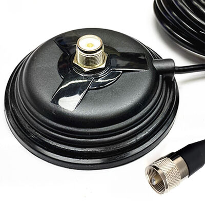 11cm Grote zuigbeker Auto Radio Antenna Magnet Base, 30.8lbs High Pull Strength Magnet Mount voor VHF UHF HF Ham Radio Antennen